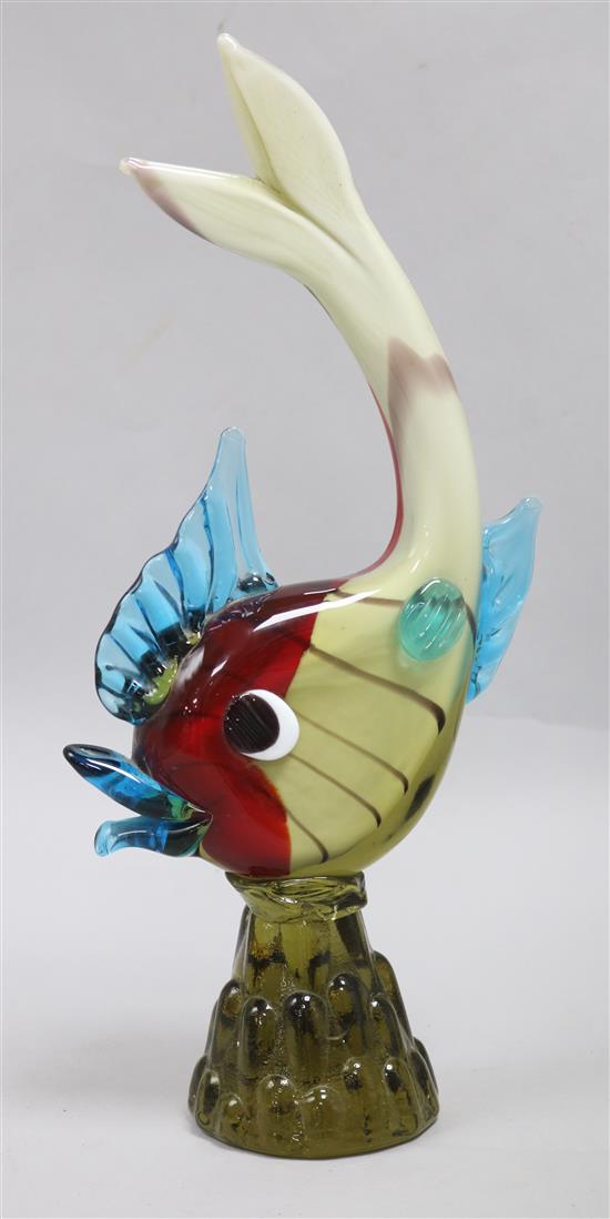 A Murano glass fish